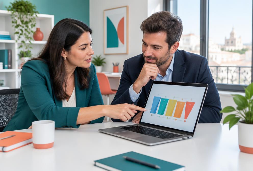 Equipo revisando oportunidades y seguimiento comercial
